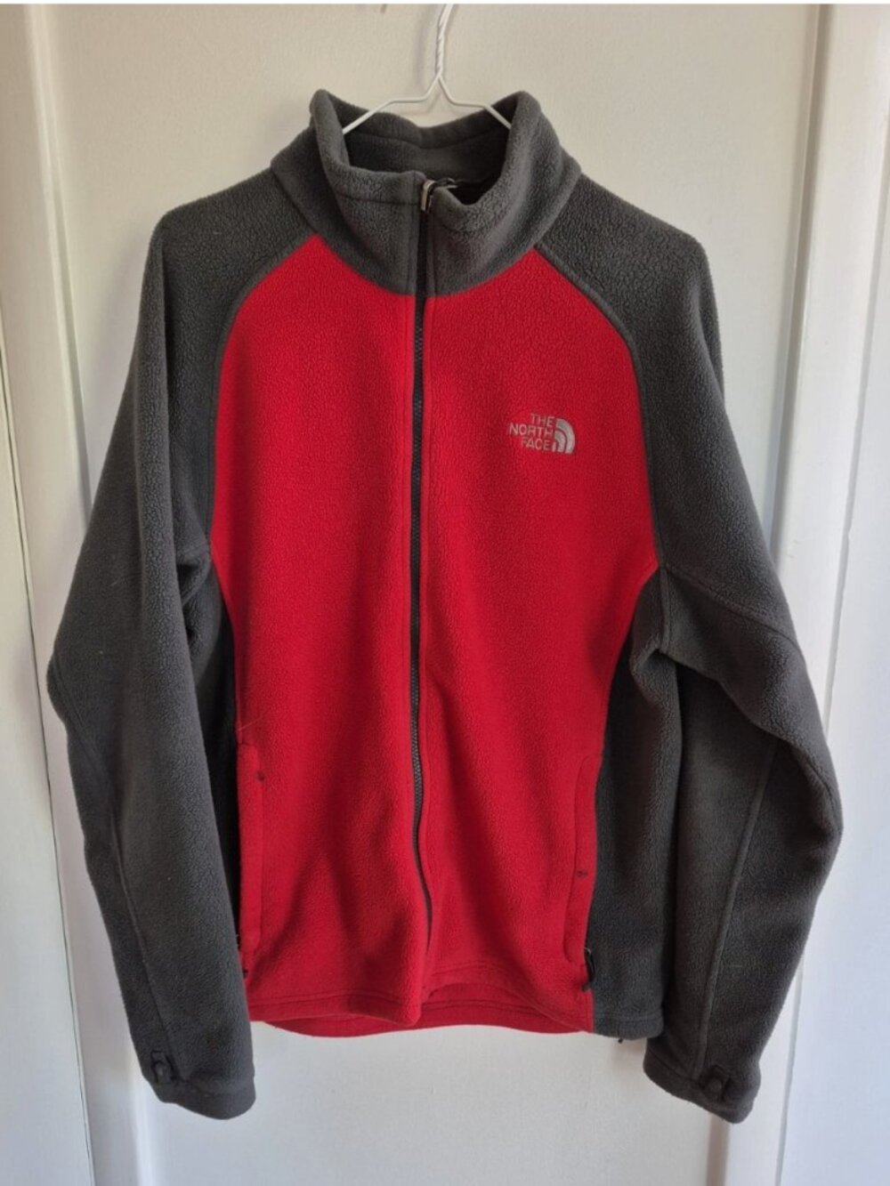 North face Polar Fleece Zip Jacket - Red Mens M